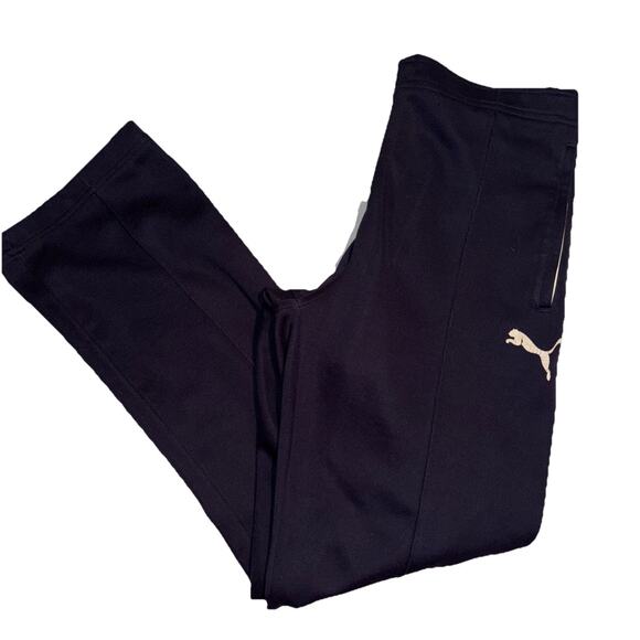 PUMA Navy Jogging Track Pants Joggers Size Small Men's Lounge Athletic Work - Picture 8 of 9